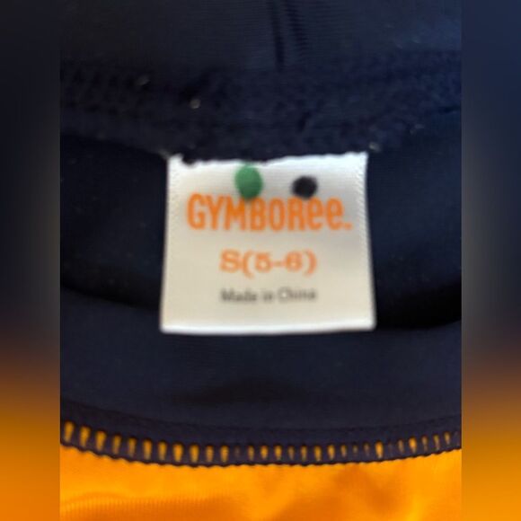 Gymboree Boys Small 5-6 Year Shark Dude w Surf Board Rash Guard Swim Suit Top - Picture 4 of 6